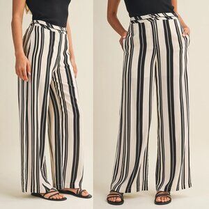 Jetta Striped Wide-Leg Pants | Women's Spring Style